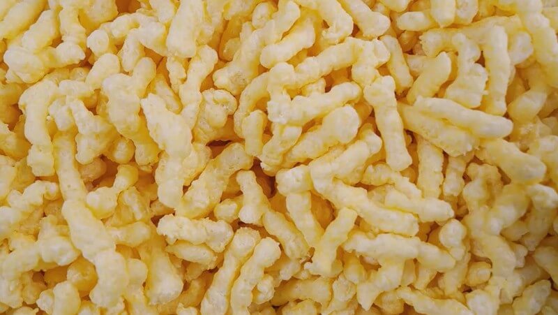 Техническая линия производства кукурузных палочек посредством жарки (Kurkure, Cheetos, Niknak)
